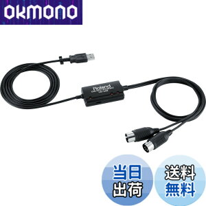 �y���������zRoland ���[�����h MIDI�C���^�[�t�F�C�X UM-ONE mk2 USB�ڑ� Windows�EMac�EiPad�ɑΉ� �V���v���ڑ� ���o�C�����ł����� �F�F�u���b�N