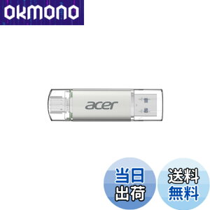 �y���������zAcer UT300 USB������ USB 3.2 �ő�Ǐo���x150MB/s USB-A/C���Ή� ���� �t���b�V���������h���C�u ����➑� �T�C�Y�F64GB