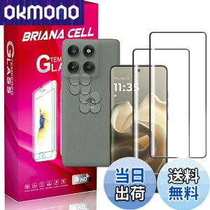 �y���������zBriacicell�y2+2���Z�b�g�zFor Motorola edge 60/60 Pro/60 Fusion/60s Pro�p�� �K���X�t�B���� (2��) �{ EDGE 60 Pro �p�̃J�����t�B���� (2��)�y���{���Ɏq�f�ސ��z edge 60 Pro �����K���X �ی�t�B��