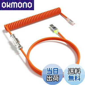 �y���������zATTACK SHARK C01ULTRA �L�[�{�[�h �R�C���P�[�u�� ���E�� �q��R�l�N�^�t�� RGB���C�g���� Type-C USB-A ���ϋv �F�F�I�����W