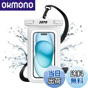 �y���������zJOTO �h���P�[�X 2���Z�b�g �X�}�z�p IPX8�F��iPhone16/15/14/13/12 Pro Max Galaxy S24/S23 Ultra Pixel 8 Pro �Ή� 7�C���`�܂� �w��F�ؑΉ� ���C �C �v�[�� �ނ� �A�E�g�h�A ��|���� -�u���b�N �F