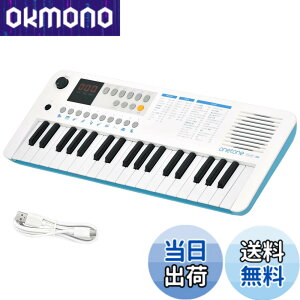 �y���������zONETONE �����g�[�� �d�q�L�[�{�[�h �~�j37���� LED�f�B�X�v���C���� USB-MIDI�Ή� ���{��\�L OTK-37M �F�F�z���C�g/�u���[