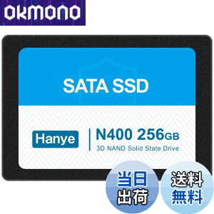 �y���������zHanye SSD 3D NAND TLC�̗p ����2.5�C���` SATAIII 6Gb/s 520MB/s �A���~��➑� ���K�㗝�X�i ����3�N �T�C�Y�F256GB