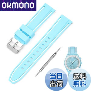 �y���������z[Jumpsunfun] 20mm ���v�o���h for SwatchxOMEGA Speedmaster MoonSwatch �X�E�H�b�`�ƃI���K�p�V���R�����v�x���g Quick Release �����H��t�� �F�F���C�g�u���[�E�z���C�g���C��
