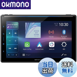 �y���������zPioneer �p�C�I�j�A �f�B�X�v���C�I�[�f�B�I AppleCarPlay AndroidAuto�Ή� Wi-Fi���[�^�[ �Z�b�g �F�F�u���b�N�A�T�C�Y�F10.1�C���`
