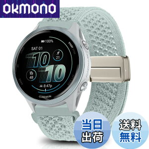 �y���������z[KeeFos] 20mm �o���h Garmin(�K�[�~��) Garmin Forerunner 170/170 Music 70/Approach J1/Forerunner 570 42mm/165/245/645/Approach S50/S44�Ή� �����o���h �i�C�����f�� ���C�o�b�N�� �}�O�l�b�g���o�b�N�� �ւ�