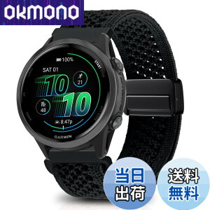 �y���������z[KeeFos] 20mm �o���h Garmin(�K�[�~��) Garmin Forerunner 170/170 Music 70/Approach J1/Forerunner 570 42mm/165/245/645/Approach S50/S44�Ή� �����o���h �i�C�����f�� ���C�o�b�N�� �}�O�l�b�g���o�b�N�� �ւ�