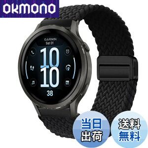 �y���������z[KeeFos] 18mm �o���h Garmin(�K�[�~��) Venu 4 41mm/Venu 3S 41mm/2S/Forerunner 265S/255S/255S Music/Vivoactive 4S 40mm/Vivomove 3S 39mm/Active S/Move 3S �Ή� �����o���h �i�C���� �ґg �ւ��x���g ���C�o�b�N���t