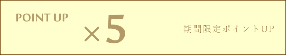 ポイント5倍