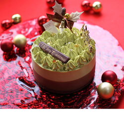 クリスマスケーキ予約2021ノエル・ピスターシュ12cm（4号サイズ）（目安：2人、3人、4人分）クリスマスパーティーピスタチオケーキチョコレートケーキムースピスタチオムース飾りキャラクターかわいいおしゃれ送料無料ハーベストタイム広島