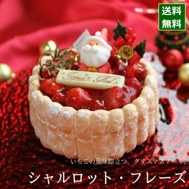 クリスマスケーキ 予約 シャルロット フレーズ 15cm 5号 目安 4 6名分 クリスマス パーティー いちご ケーキ シャルロットケーキ 数量 限定 飾り キャラクター 2人 ピック かわいい おしゃれ 送料無料 ハーベストタイム 広島 Room 欲しい に出会える