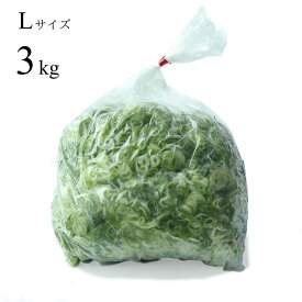 広島県産ネギ カットねぎ （青ねぎ） Lサイズ 3kg 業務用食材 仕入 宝島ねぎ 土耕栽培 カットネギ 葱 根元サイズ：15mm以上