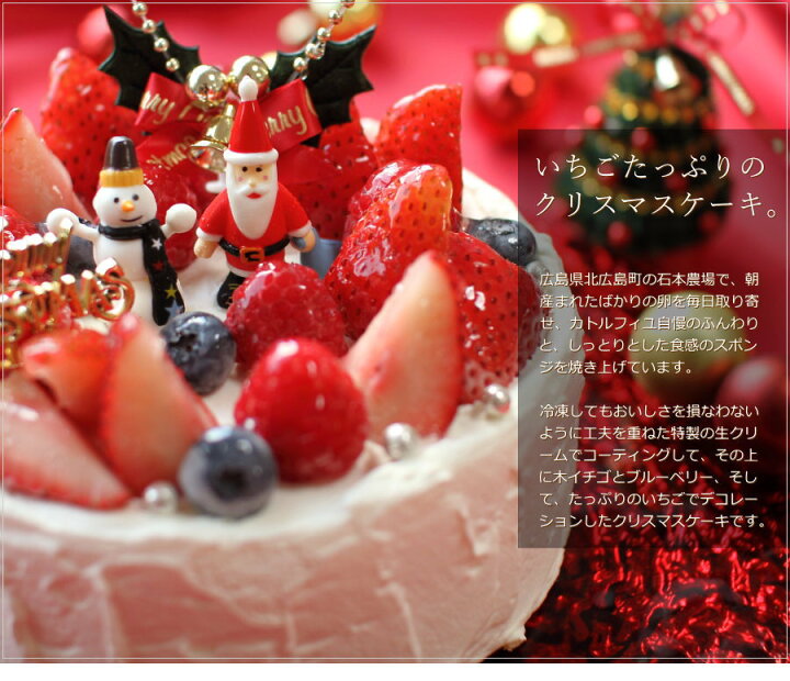 楽天市場 エントリーでp10倍 クリスマスケーキ 21 ホワイトクリスマス 15cm 5号 サイズ 目安 4人 5人 6人分 クリスマス パーティー ケーキ お取り寄せ いちご ショートケーキ 数量 限定 飾り キャラクター かわいい おしゃれ 送料無料 カトルフィユ