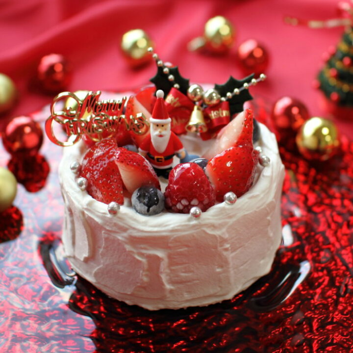 楽天市場 クリスマスケーキ 21 ホワイトクリスマス 12cm 4号 サイズ 目安 2人 3人 4人分 クリスマス パーティー ケーキ お取り寄せ いちご ショートケーキ 数量 限定 飾り キャラクター かわいい おしゃれ 送料無料 カトルフィユ 広島 おこデパ