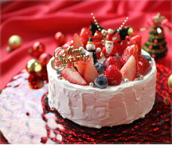 楽天市場 クリスマスケーキ 予約 ホワイトクリスマス 15cm 5号 目安 4 6名分 クリスマス パーティー いちご ケーキ 数量限定 飾り キャラクター 2人 ピック かわいい おしゃれ 送料無料 カトルフィユ 広島 おこデパ