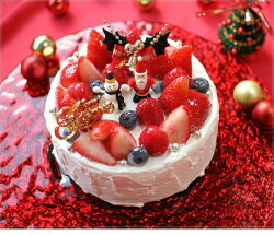 楽天市場 クリスマスケーキ 予約 ホワイトクリスマス 15cm 5号 目安 4 6名分 クリスマス パーティー いちご ケーキ 数量限定 飾り キャラクター 2人 ピック かわいい おしゃれ 送料無料 カトルフィユ 広島 おこデパ