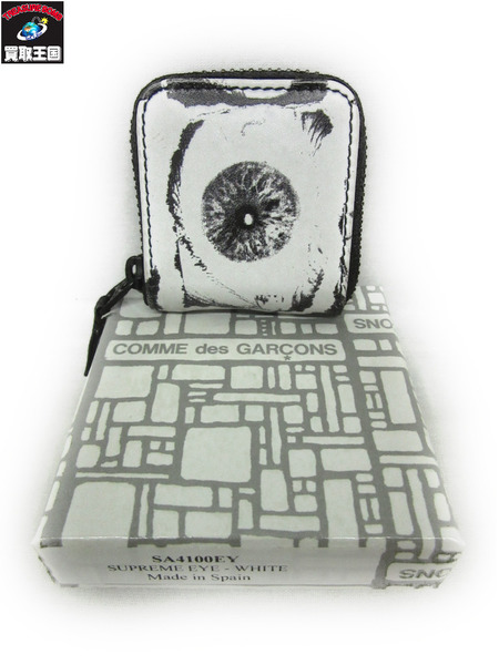 COMME des GARCONS SHIRT×Supreme Eyes Coin Pouch/ｺｲﾝｹｰｽ【中古】[値下]
