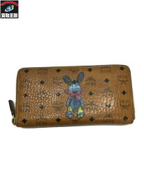 MCM ラウンドジップ長財布　ラビット【中古】