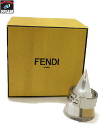 FENDI/FFロゴ/リング/シルバー/サイズM【中古】