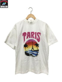 BALENCIAGA 24SS PARIS Tropical Tシャツ (XXS) VL03 764235 TPVL9【中古】