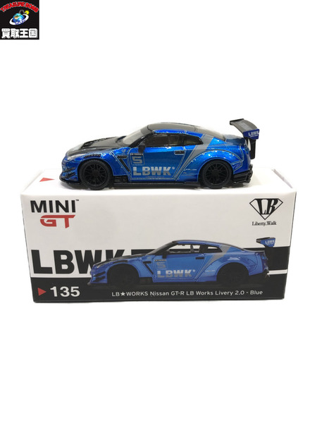MINIGT 64 LBWORKS ニッサン GT-R Livery 2.0 Blue