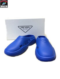 PRADA/Foam rubber mules/フォームラバーミュール/44/ブルー【中古】