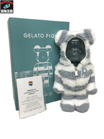 BE@RBRICK×GELATO PIQUE　水色×ボーダー【中古】