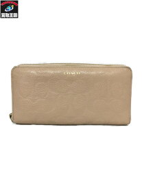 COACH ラウンドジップウォレット【中古】[▼]