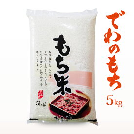 楽天ランキング受賞 令和7年産 でわのもち 山形県産 もち米 5kg 送料無料 ※一部地域は別途送料追加 糯米 もちごめ