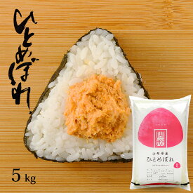 令和7年 ひとめぼれ 5kg 送料無料 選べる精米方法(無洗米 白米 玄米) 山形県産 ※一部地域は別途送料追加 お米 コメ こめ