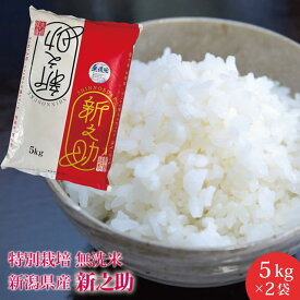 送料無料 特別栽培　新之助 新潟産 無洗米 10kg　産地直送米