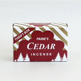 Paine Products Inc.[ペインプロダクツインク]CEDAR CONE[お香 インセンス コーン型 木製スタンド付 シダーウッド 50個 リラックス リフレッシュ アメリカ製]☆