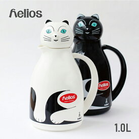 【マラソンポイント最大46倍】helios[ヘリオス]Thermo Cat(1.0L)[サーモキャット ポット 魔法瓶 ジャグ 保温保冷 ネコ]☆