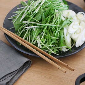 【100円クーポン配布中】三角菜箸 すす竹[菜箸 さいばし 三角形 転がりにくい 持ちやすい 軽量 竹 ナチュラル]☆