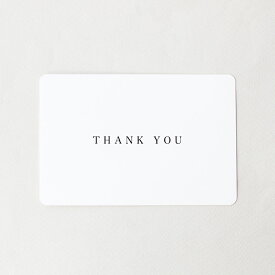 THE[ザ]THE POST CARD (THANK YOU)[ポストカード メッセージカード “ありがとう” お礼 シンプル 金付け ラッピング 中川政七商店]☆
