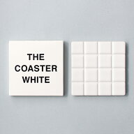 【100円クーポン配布中】THE[ザ]THE COASTER【WHITE】[コースター タイル 磁器 四角 スクエア 水はけ 清…