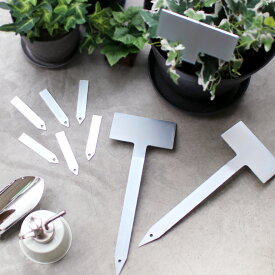 【100円クーポン配布中】SIKAKU[シカク]PLANTS MARKER【L】3pcs[プランツマーカー 植物ラベル ネームラベル 3本入り 鉄 ガーデニング 園芸 菜園]☆