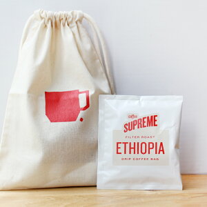 yubNtCf[Pő47{zCOFFEE SUPREME[R[q[Xv[]ETHIOPIA 5 DRIP BAGS+GIFT BAG (hbvobO5MtgobOZbg)[hbvobO hbvR[q[ G`IsAY 