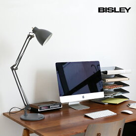 【マラソンポイント最大46倍】BISLEY[ビスレー]DESKLAMP　グレー[デスクランプ 卓上ライト 照明 シンプル]☆