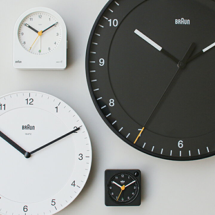 楽天市場】【100円クーポン配布中】BRAUN[ブラウン] Wall Clock BC06  
