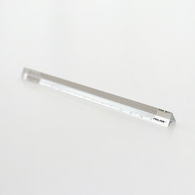 【100円クーポン配布中】MILAN[ミラン]三角柱定規 15cm[モノサシ クリア シンプル 文房具 ステーショナリー]☆