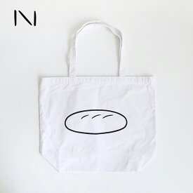 Noritake[ノリタケ]TOTE BAG (PAN)[トートバッグ 白 パン コッペパン フランスパン A4 イラストレーター]☆