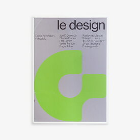 Bauhaus[バウハウス]Le design A2 White アートポスター[アート ポスター グラフィック 額入り フレーム入り インテリア ディスプレイ]☆