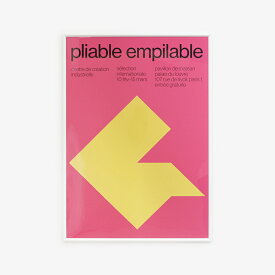 Bauhaus[バウハウス]Pliable Empilable A2 White アートポスター[アート ポスター グラフィック 額入り フレーム入り インテリア ディスプレイ]☆
