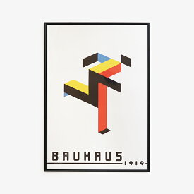 Bauhaus[バウハウス]Running Bauhaus A2 Black アートポスター[アート ポスター グラフィック 額入り フレーム入り インテリア ディスプレイ]☆