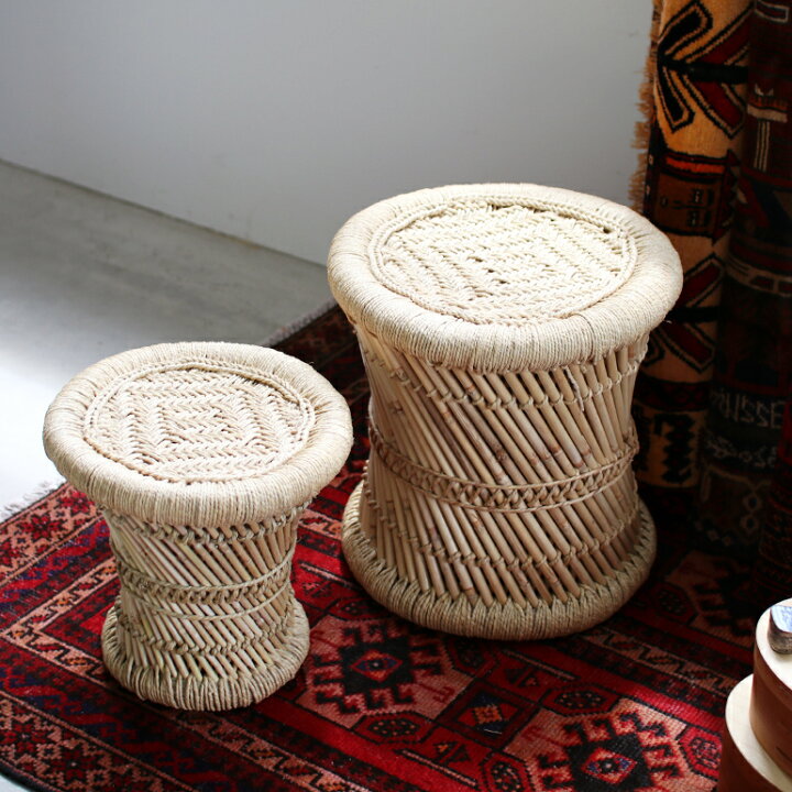 楽天市場】【お得な0のつく日☆P10倍】REED STOOL【大小 2個セット 