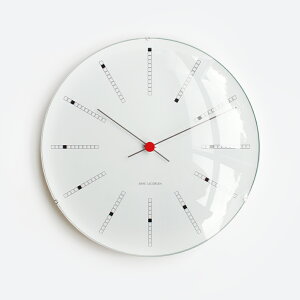 yC[OXӍՁPő41{zARNE JACOBSEN[AlERuZ] Wall Clock Bankers 290mm[Ǌ|v XC[v f}[N@k@Vv CeA 蕨 v[g Mtg]