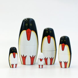 【マラソンP最大47倍】DETAIL[ディテール]Penguinryoshka[マトリョーシカ ペンギン オーナメント インテリア オブジェ 伝統人形]