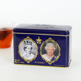 NEW ENGLISH TEA[ニューイングリッシュティ]クイーン エリザベス2世 イングリッシュブレックファースト ティー缶(40pcs)