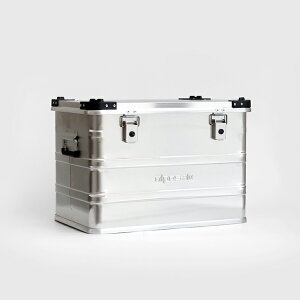 �y�}���\��P�ő�49�{+10%�I�t�zALPOS[�A���|�X]ALUMINUM CONTAINER WITH STACKING CORNER (Silver) M 73L[�A���~�R���e�i �W�t�� ���[�{�b�N�X ��^ �X�^�b�L���O�ł��� �L�����v �������[ ������� ���������� 